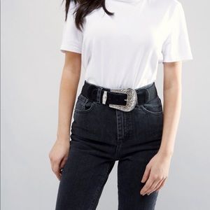 ASOS elastic western waist belt